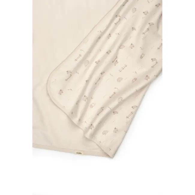 Paturica pentru nou nascut, 100% bumbac organic, Lamb, BabyCosy JEMBC-CSY8194