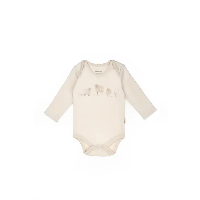 Set 3 piese nou nascut, Lamb, BabyCosy, 100%bumbac organic (Marime: 3-6 Luni) JEMBC-CSY8188-3