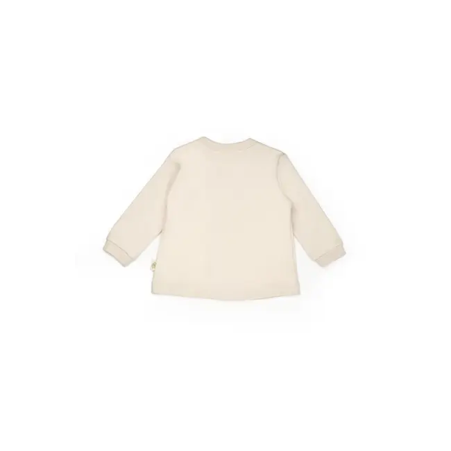 Set bluzita cu capse si pantalon, Lamb, BabyCosy, 100%bumbac organic (Marime: 18-24 Luni) JEMBC-CSY8186-18