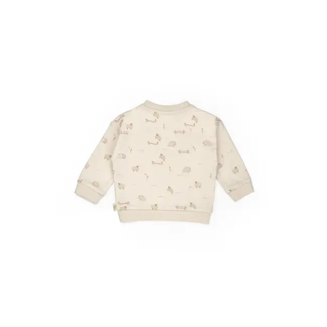 Set bluzita cu pantalon, Lamb, BabyCosy, 100%bumbac organic (Marime: 9-12 luni) JEMBC-CSY8185-9