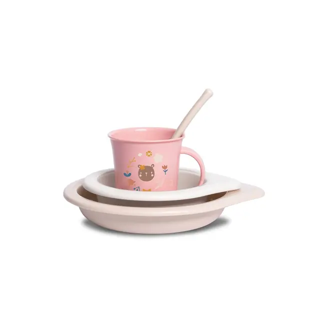 Set pentru masa, roz, +6 luni, Forest, Suavinex JEM8426420070294