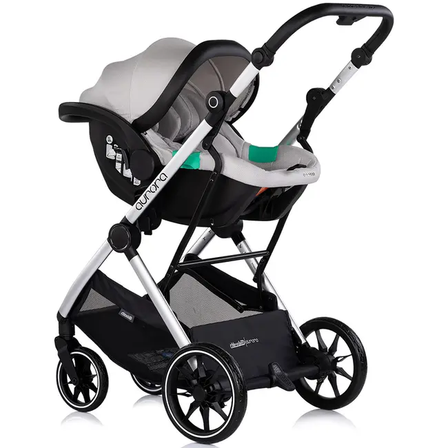 Carucior Chipolino Aurora 3 in 1 platinum HUBKKAA02602PL