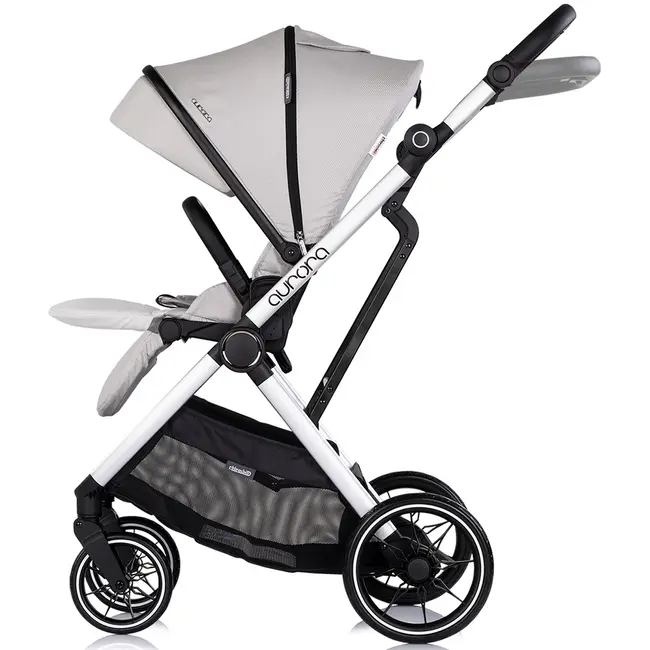 Carucior Chipolino Aurora 3 in 1 platinum HUBKKAA02602PL