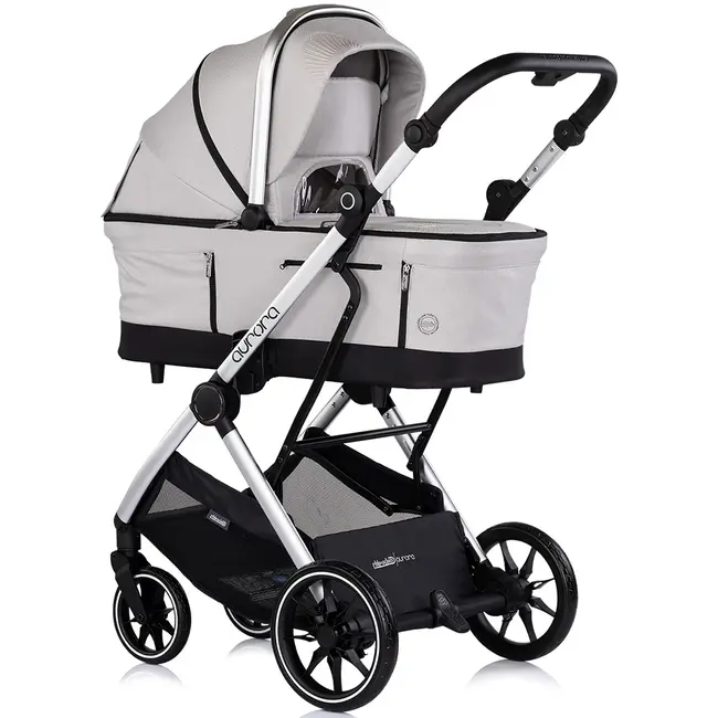 Carucior Chipolino Aurora 3 in 1 platinum HUBKKAA02602PL