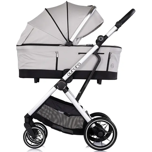 Carucior Chipolino Aurora 3 in 1 platinum HUBKKAA02602PL
