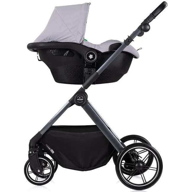 Carucior Chipolino Pearl 3 in 1 platinum HUBST-KKPE02602PL