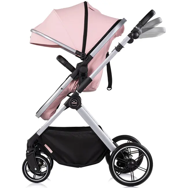 Carucior Chipolino Pearl 3 in 1 powder pink HUBST-KKPE02606PP