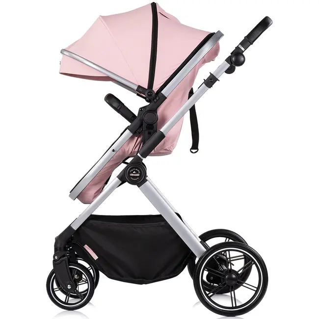 Carucior Chipolino Pearl 3 in 1 powder pink HUBST-KKPE02606PP