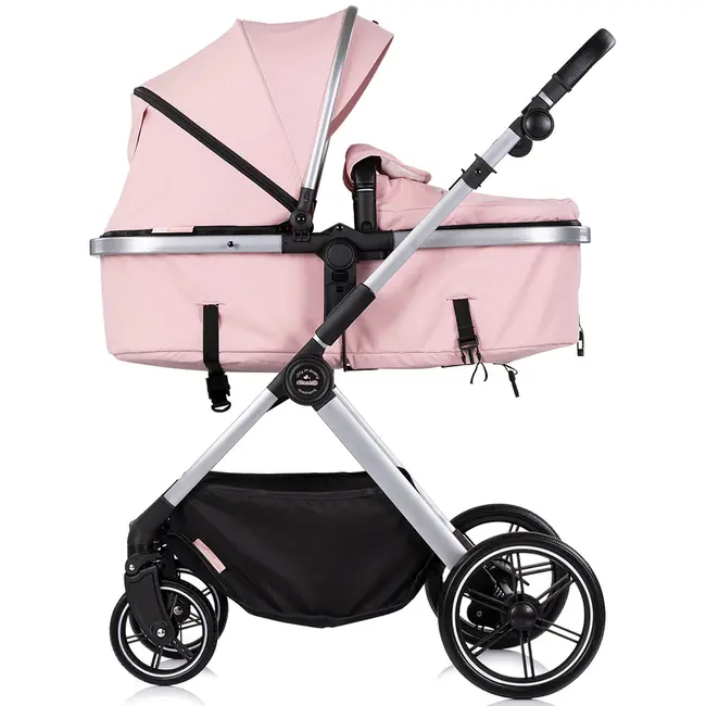 Carucior Chipolino Pearl 3 in 1 powder pink HUBST-KKPE02606PP