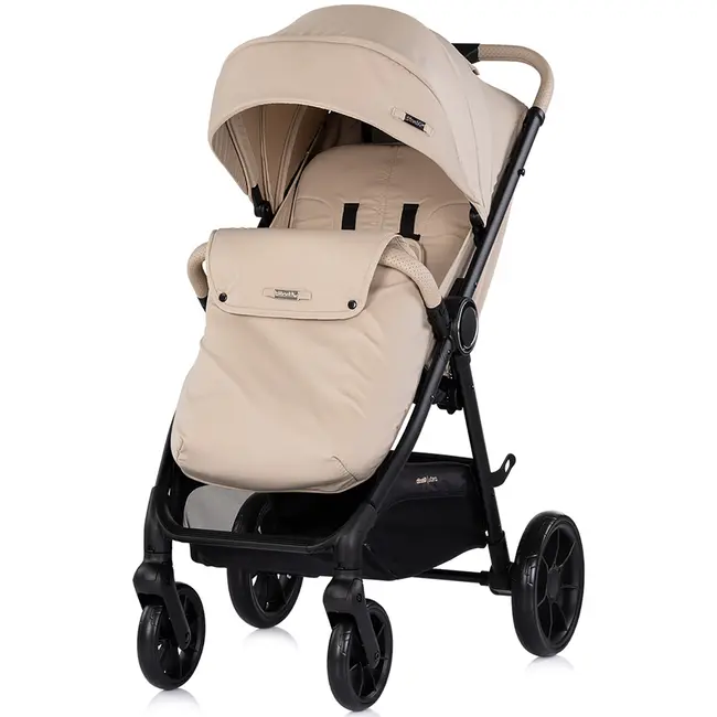 Carucior sport Chipolino Ultera cu husa picioare latte HUBLKUL02603LA