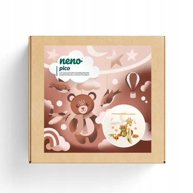 Neno Pico &ndash; carusel pentru pătuț cu suport de prindere JEMNEN-BAB-ZB005