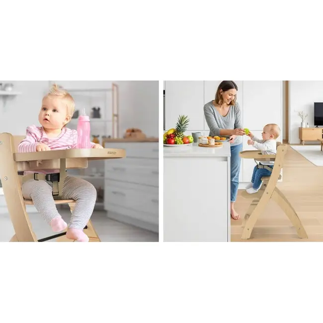 Neno Pino &ndash; Scaun de masa din lemn 2 in 1 JEMNEN-BAB- ME019