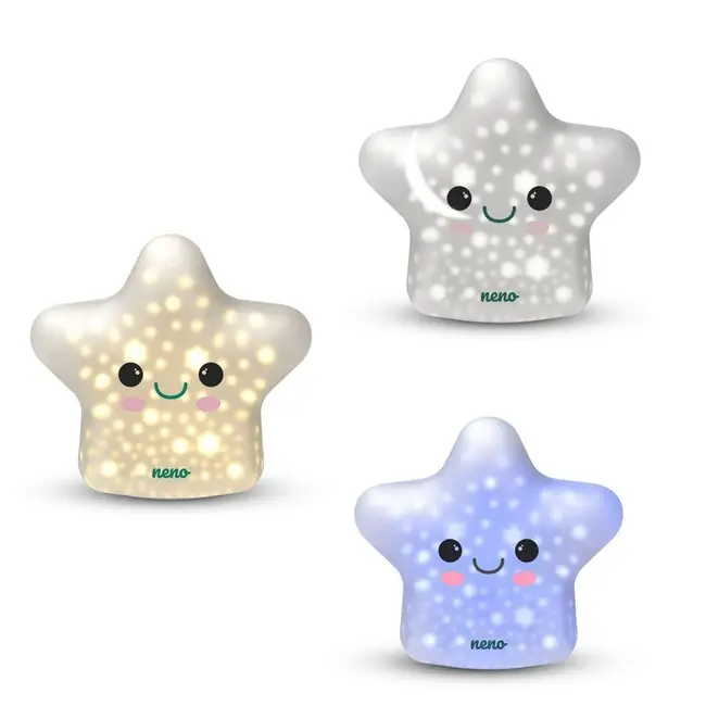 Neno Shine &ndash; lampă de noapte din silicon pentru copii, &icirc;n formă de stea JEMNEN-MAM- LM005