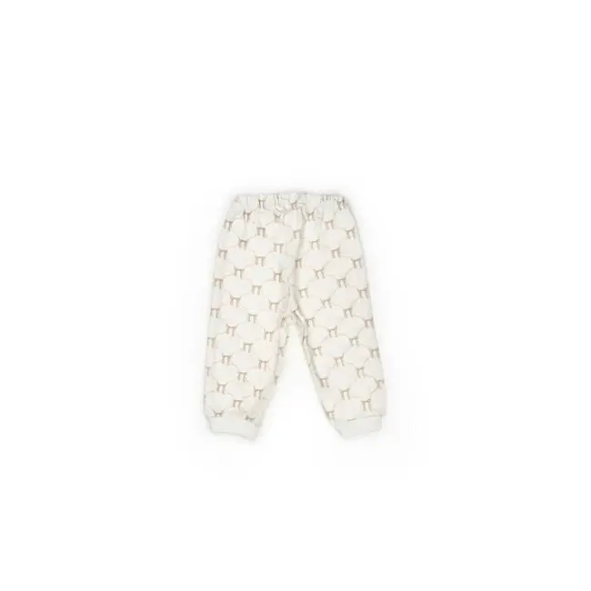 Set bluză și pantalon, Bow, BabyCosy, 100%bumbac organic, Stone (Marime: 18-24 Luni) JEMBC-CSY8157-18