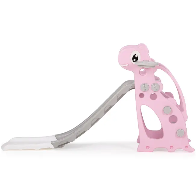 Tobogan Chipolino Dino 116 cm pink HUBSLDIN02413PI