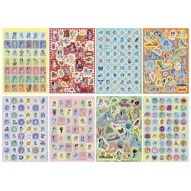 Abtibilduri cu sclipici - bluey