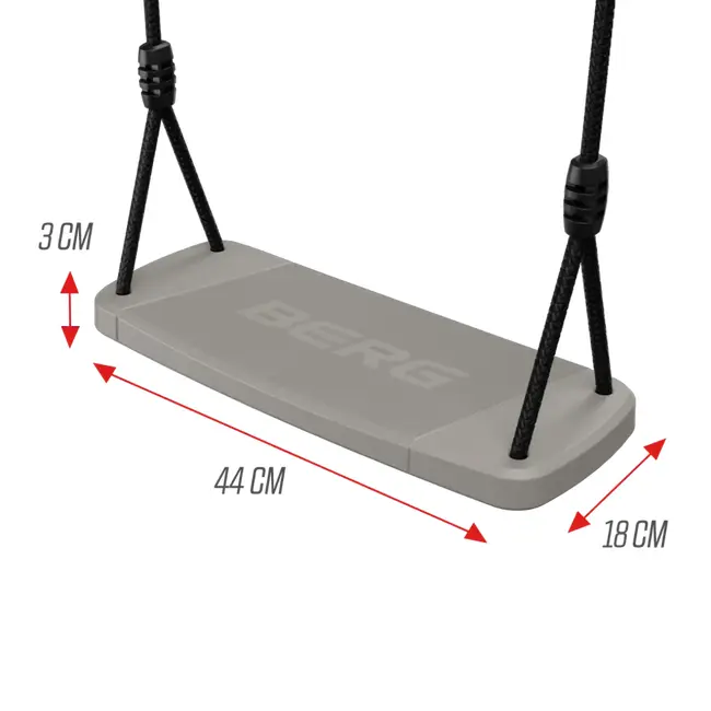 BERG  Leagan scaun  plastic PlayBase Gri