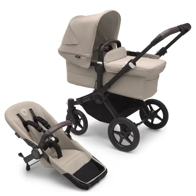 Carucior Bugaboo Donkey 5 Mono Black Desert Taupe
