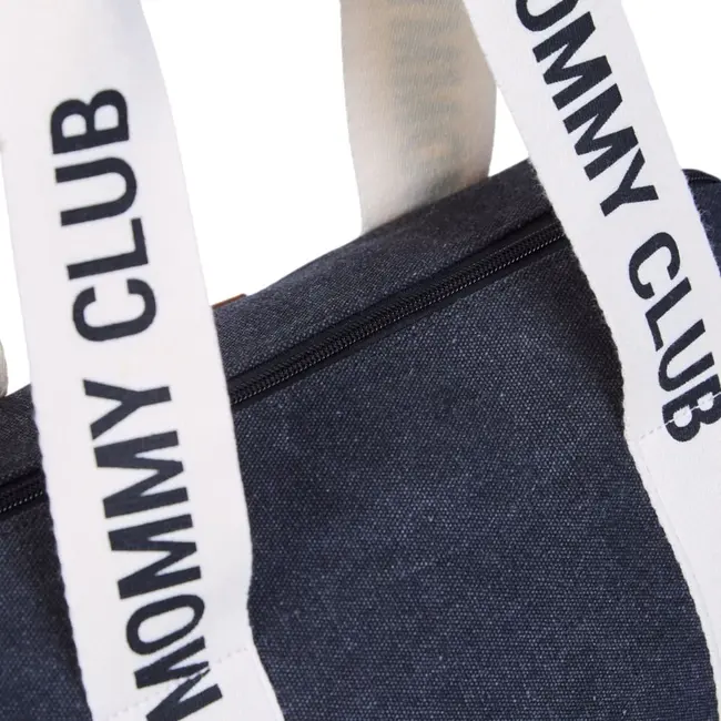 Geanta de bebe Childhome Mommy Club Canvas Black