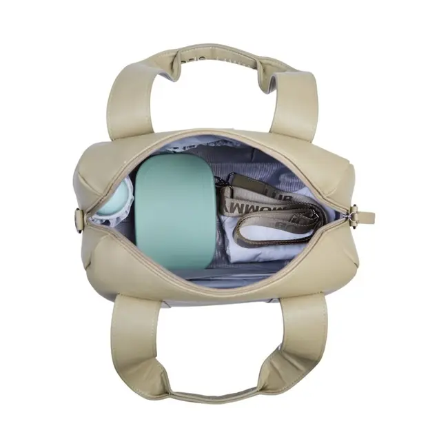 Geanta de bebe Childhome Mommy Club piele Verde