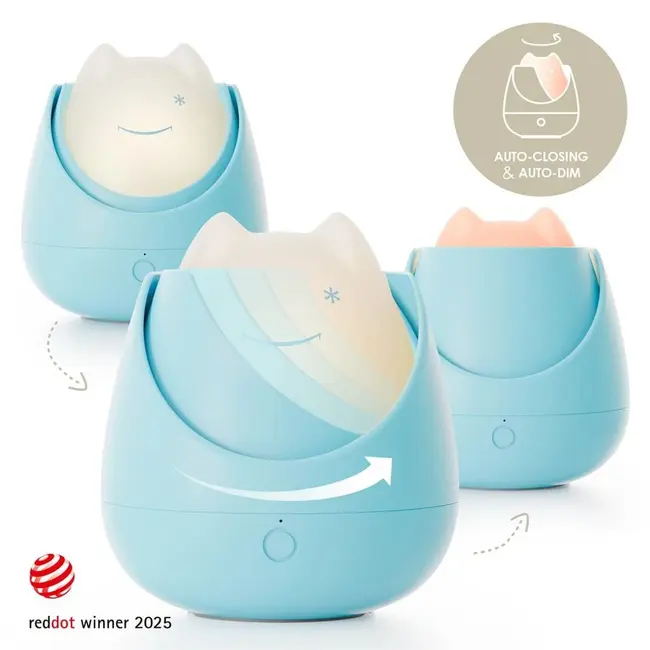 Lampa de veghe Nosiboo Zigg antrenor de somn pentru copii cu lumina rosie si temporizator Blue