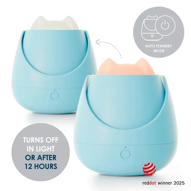 Lampa de veghe Nosiboo Zigg antrenor de somn pentru copii cu lumina rosie si temporizator Blue