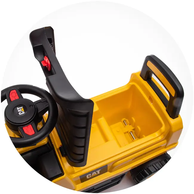 Masinuta de impins Chipolino CAT Excavator yellow HUBROCCAT02301YE