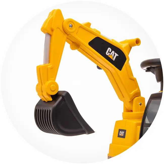 Masinuta de impins Chipolino CAT Excavator yellow HUBROCCAT02301YE