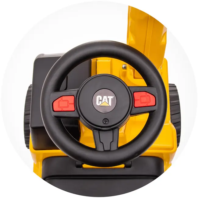 Masinuta de impins Chipolino CAT Excavator yellow HUBROCCAT02301YE