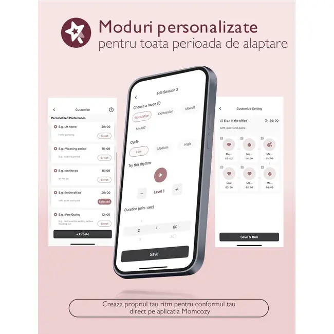 Pompa de san Momcozy Hands-free M9 Rosie