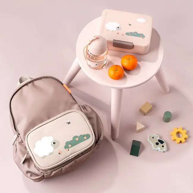 Rucsac pentru copii Done by Deer Tiny Farm Powder 7,5L