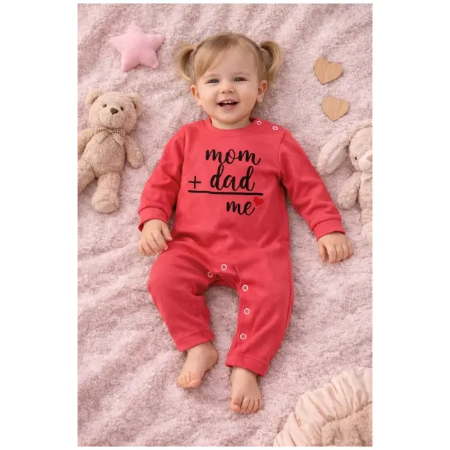 Salopeta roz fara botosei pentru bebelusi, mom&dad bp4-5