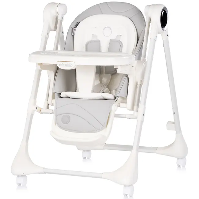 Scaun de masa si leagan electric Chipolino Master Class 2 in 1 cashmere HUBSTHMA02602CA