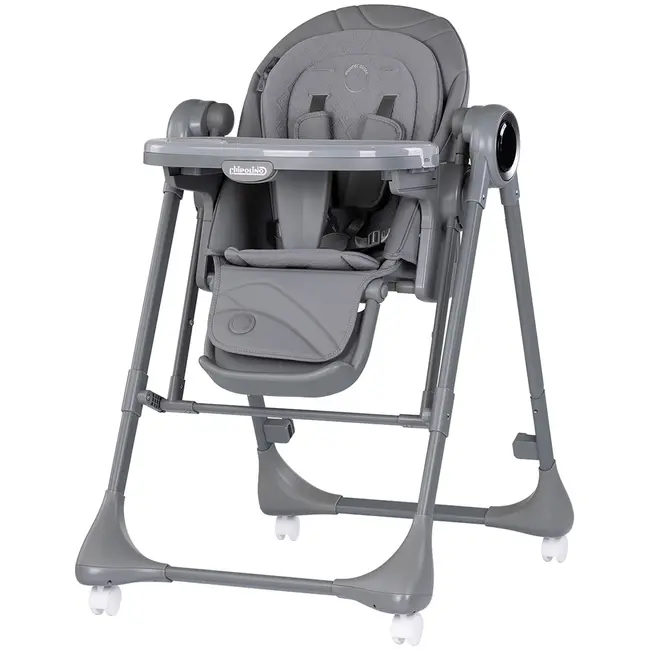 Scaun de masa si leagan electric Chipolino Master Class 2 in 1 charcoal HUBSTHMA02601CH