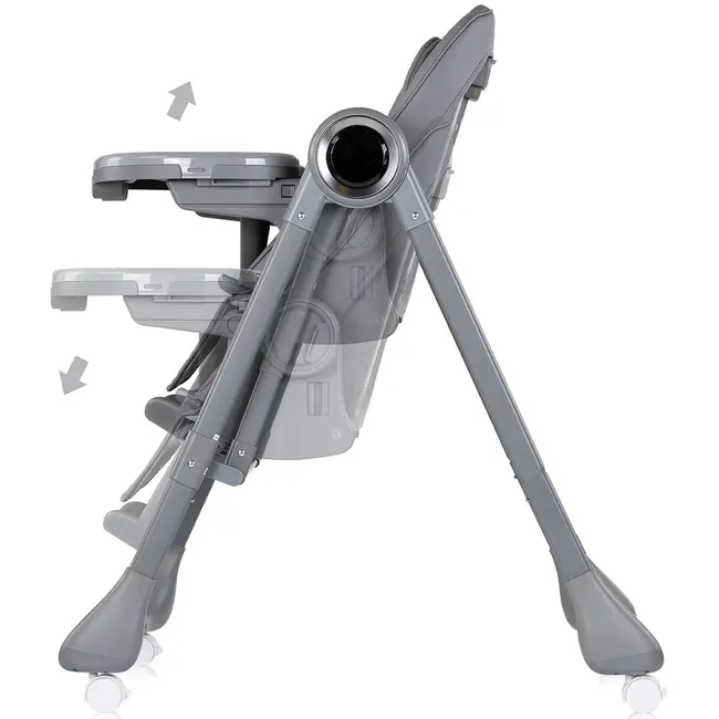 Scaun de masa si leagan electric Chipolino Master Class 2 in 1 charcoal HUBSTHMA02601CH