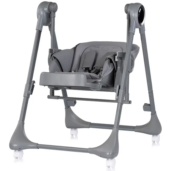 Scaun de masa si leagan electric Chipolino Master Class 2 in 1 charcoal HUBSTHMA02601CH