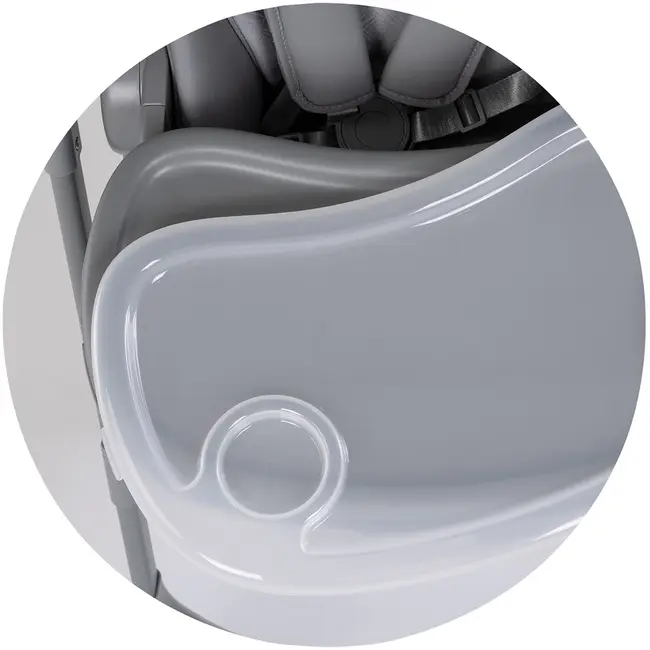 Scaun de masa si leagan electric Chipolino Master Class 2 in 1 charcoal HUBSTHMA02601CH