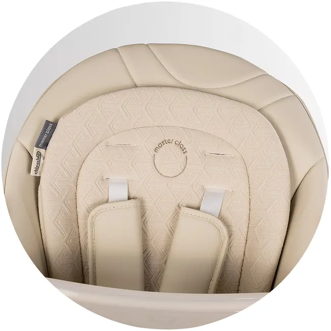 Scaun de masa si leagan electric Chipolino Master Class 2 in 1 latte HUBSTHMA02603LA