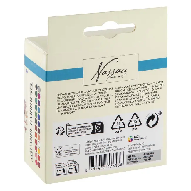 Set 24 acuarele - carusel