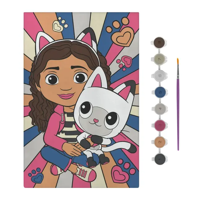 Set pictura pe numere - gabby's dollhouse