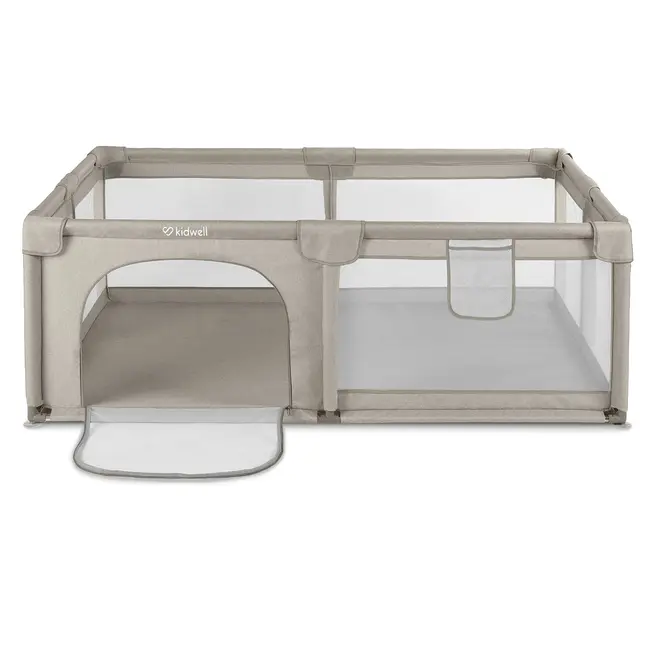 Tarc Pliabil Copii Kidwell Fanko 120x180 Cm Beige, Pentru Joaca Extinsa, Mai Mult Loc, 0,  6 Ani Pjbkomofan02a2
