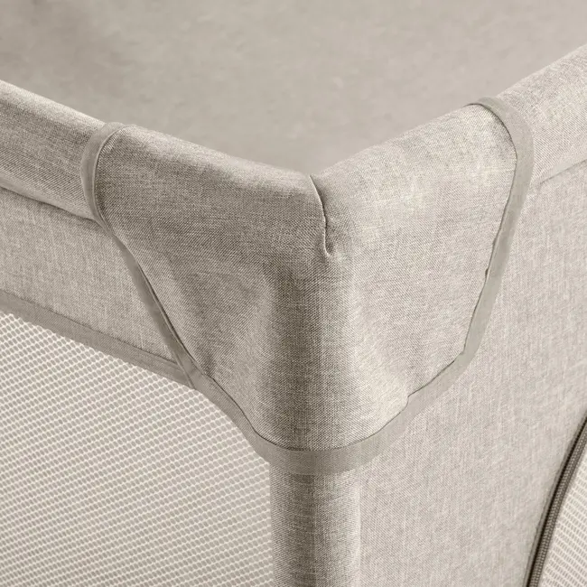 Tarc Pliabil Copii Kidwell Fanko 130x130 Cm Beige, Pentru Apartament, Spatiu Optimizat, Sigur, 0,  6 Ani Pjbkomofan02a1