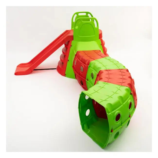 Tobogan cu tunel MyKids 01470/3 GREEN/RED MYK00081078