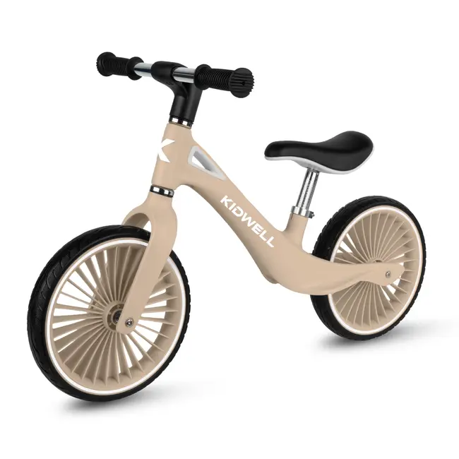 Bicicleta De Echilibru Fara Pedale Pentru Copii, Kidwell Nix Beige, 3.05 Kg, Roti Pu 29 Cm, Reglabila, 80,  120 Cm, Max. 30 Kg Pjbrobinix09a0
