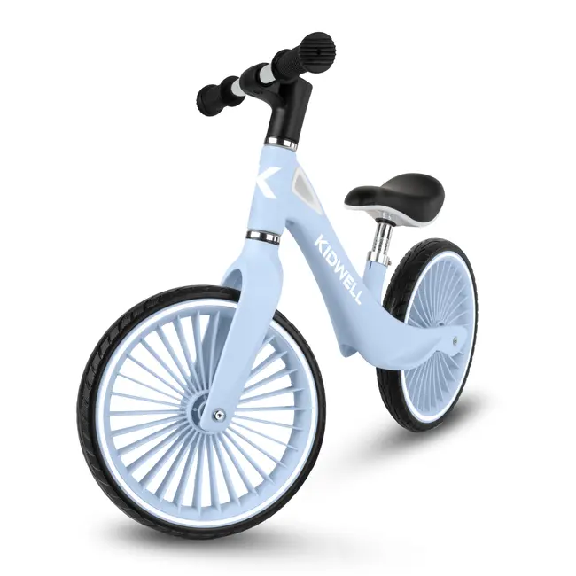 Bicicleta De Echilibru Fara Pedale Pentru Copii, Kidwell Nix Blue Aura, 3.05 Kg, Roti Pu 29 Cm, Reglabila, 80,  120 Cm, Max. 30 Kg Pjbrobinix06a0