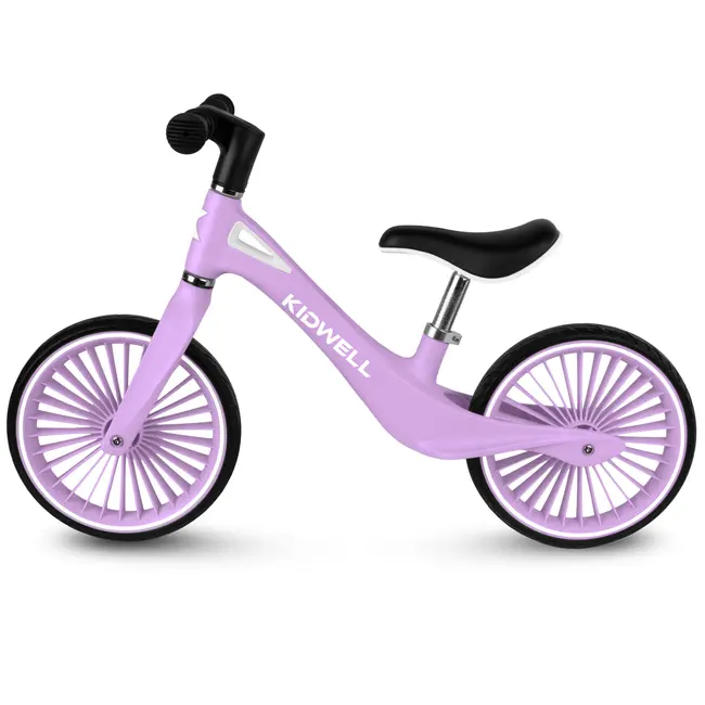 Bicicleta De Echilibru Fara Pedale Pentru Copii, Kidwell Nix Lavender, 3.05 Kg, Roti Pu 29 Cm, Reglabila, 80,  120 Cm, Max. 30 Kg Pjbrobinix05a0
