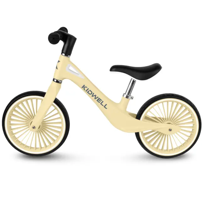 Bicicleta De Echilibru Fara Pedale Pentru Copii, Kidwell Nix Yellow, 3.05 Kg, Roti Pu 29 Cm, Reglabila, 80,  120 Cm, Max. 30 Kg Pjbrobinix08a0
