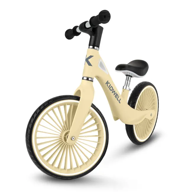 Bicicleta De Echilibru Fara Pedale Pentru Copii, Kidwell Nix Yellow, 3.05 Kg, Roti Pu 29 Cm, Reglabila, 80,  120 Cm, Max. 30 Kg Pjbrobinix08a0