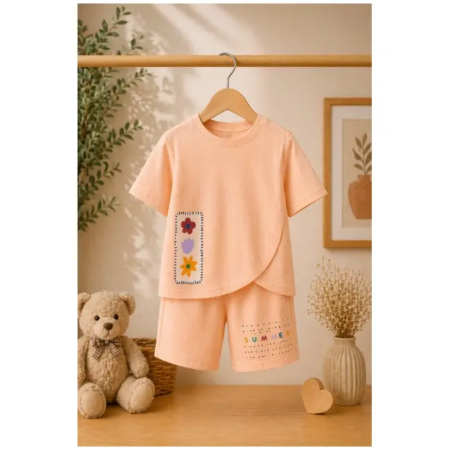 Compleu pentru fetite, din bumbac, comix by26y106-1