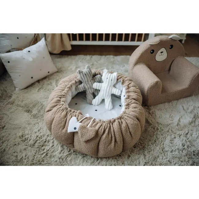 Cosulet rotund, Bubaba, Dots Beige BYN83907